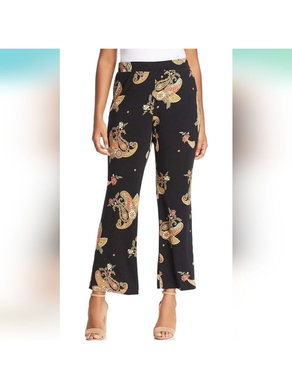 Vince Camuto Paisley Spice Pants Sz XXS